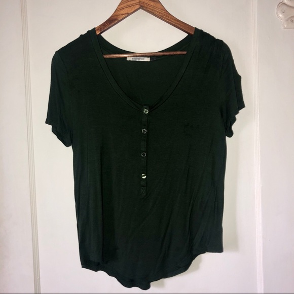 Olive Green Basic Tee - Picture 1 of 3